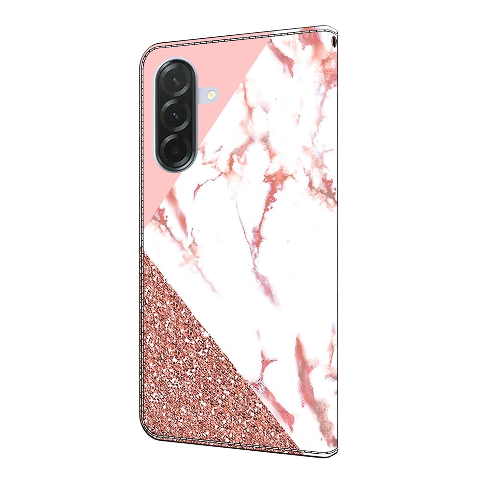 Fashion knižkové púzdro na Samsung Galaxy A16 4G/5G - trojuholníkový vzor