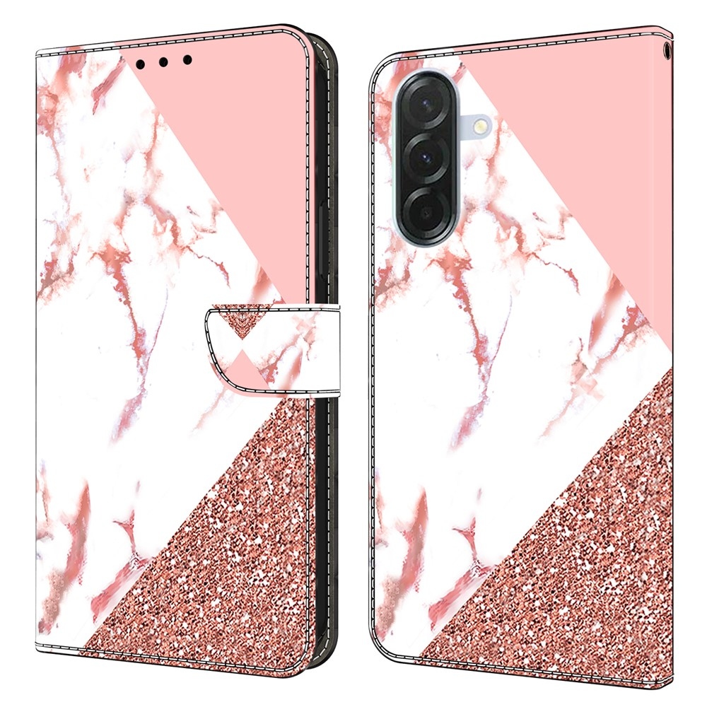 Fashion knižkové púzdro na Samsung Galaxy A16 4G/5G - trojuholníkový vzor