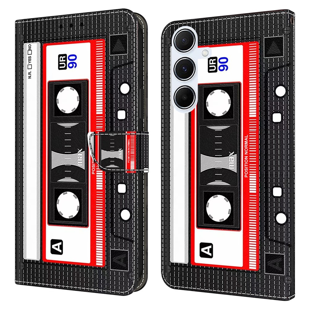 Fashion knižkové púzdro na Samsung Galaxy A26 5G - audiokazeta