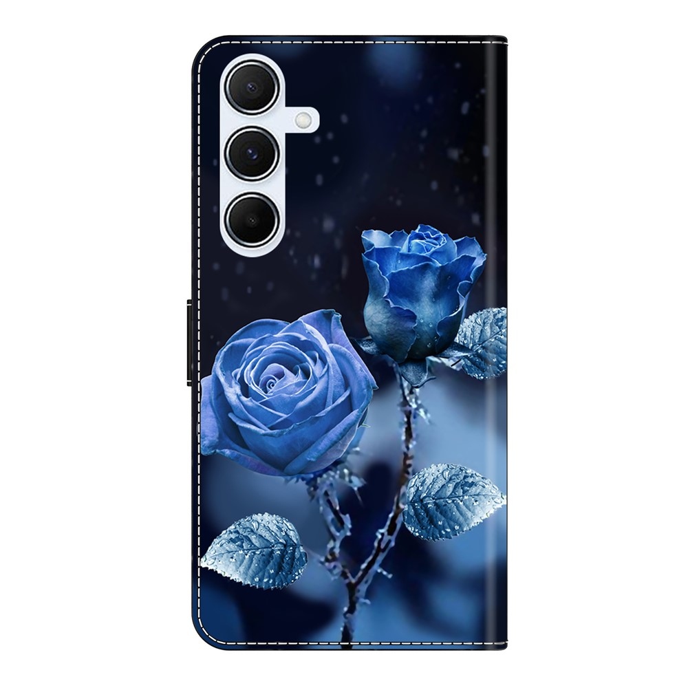 Fashion knižkové púzdro na Samsung Galaxy A26 5G - modré ruže