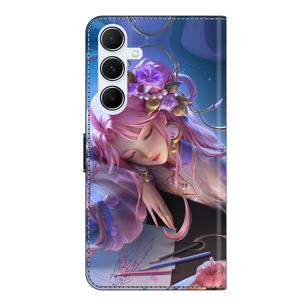 Fashion knižkové puzdro na Samsung Galaxy A26 5G - spiace dievča