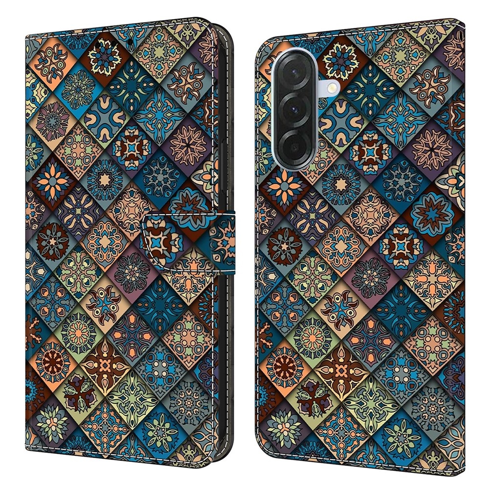 Fashion knižkové púzdro na Samsung Galaxy A36 5G - farebné vzory