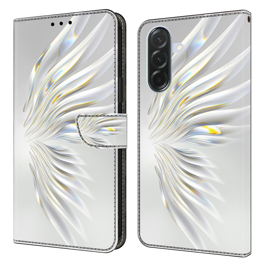 Fashion knižkové púzdro na Samsung Galaxy A36 5G - krídla