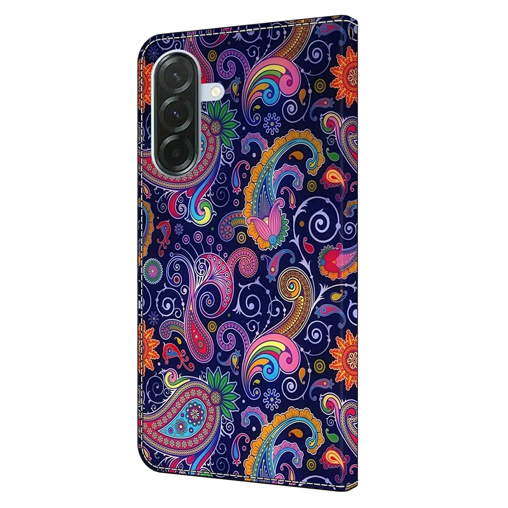 Fashion knižkové púzdro na Samsung Galaxy A37 5G - kašmírové vzory