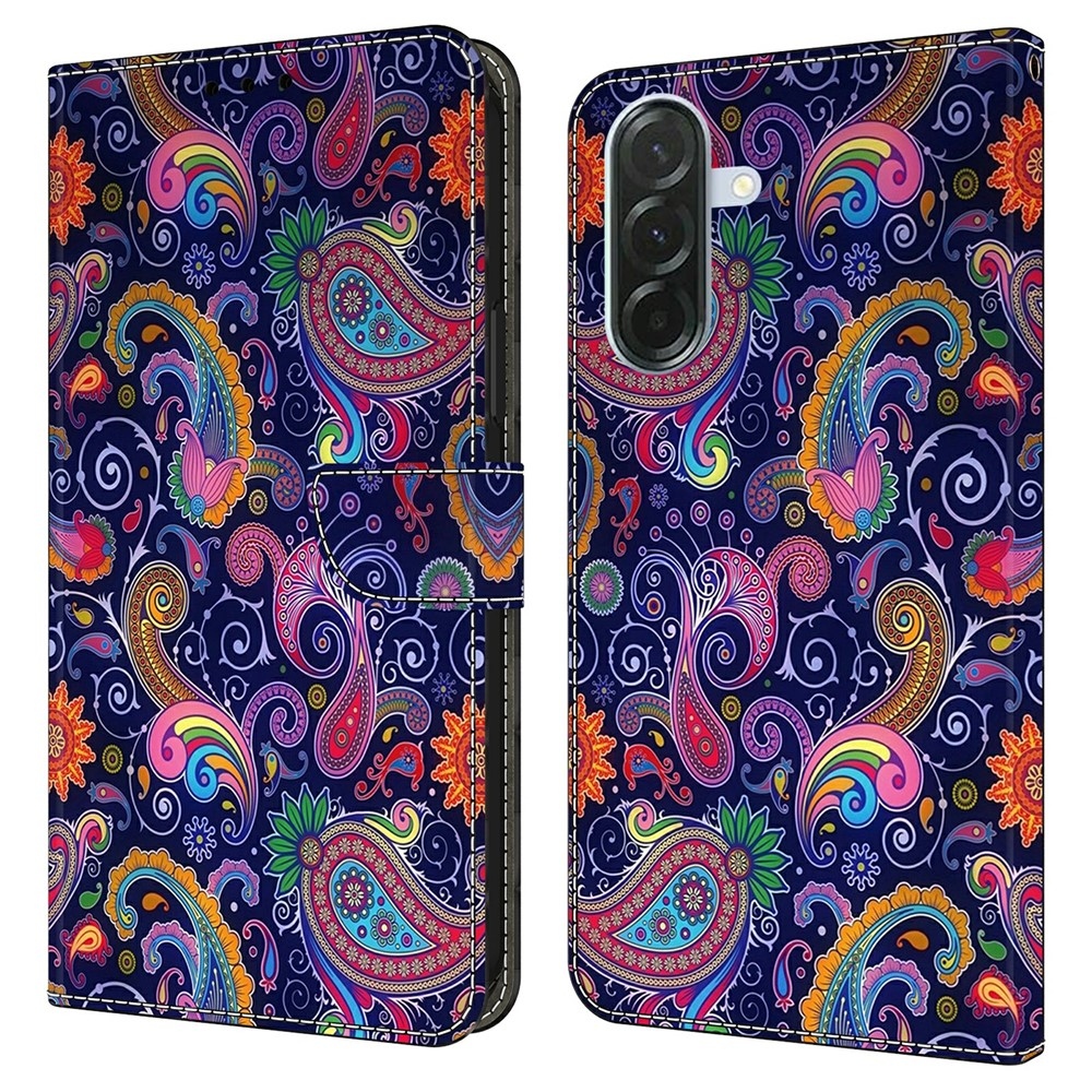 Fashion knižkové púzdro na Samsung Galaxy A37 5G - kašmírové vzory