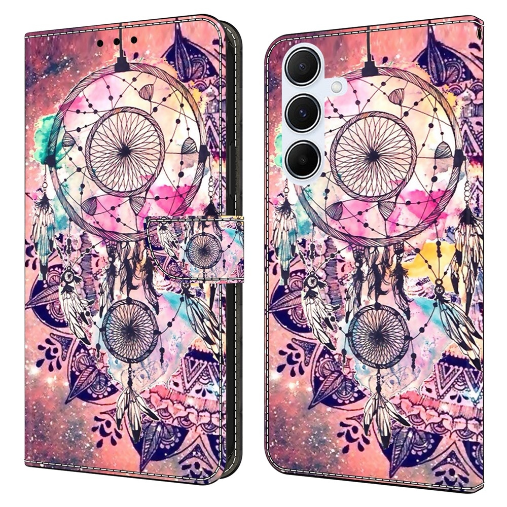 Fashion knižkové púzdro na Samsung Galaxy A56 5G - farebný lapač snov