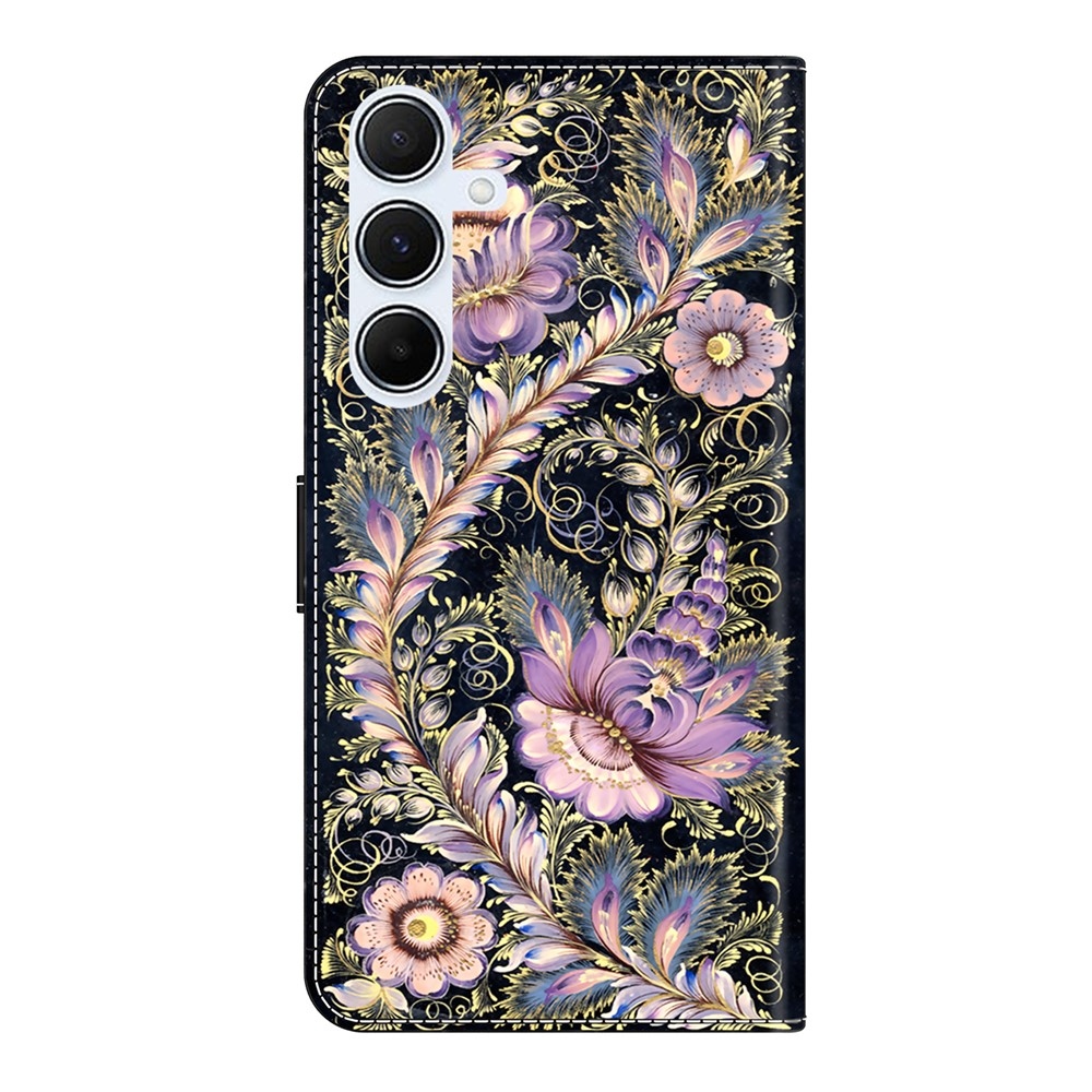 Fashion knižkové púzdro na Samsung Galaxy A56 5G - kvety