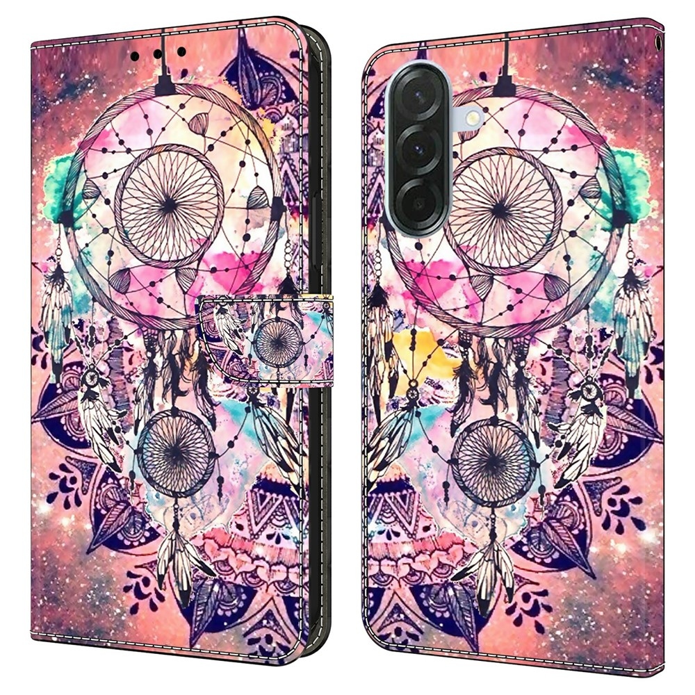 Fashion knižkové púzdro na Samsung Galaxy A57 5G - farebný lapač snov