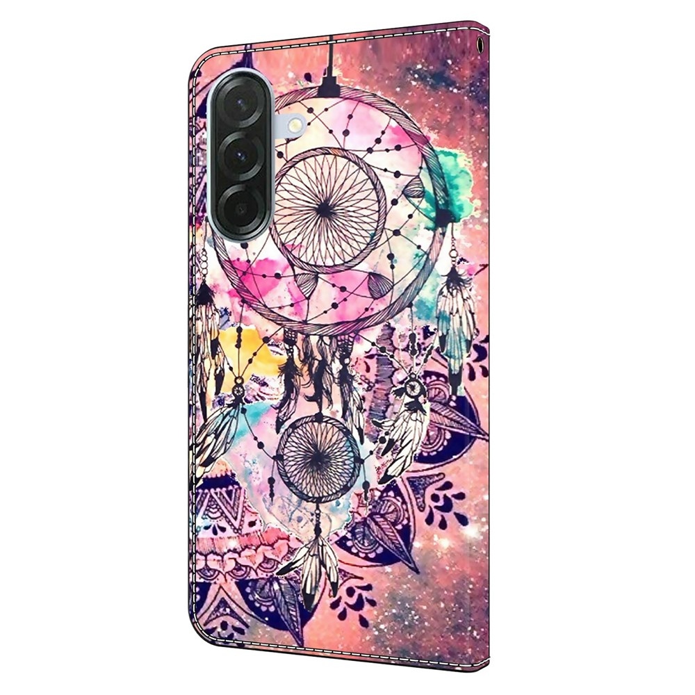 Fashion knižkové púzdro na Samsung Galaxy A57 5G - farebný lapač snov