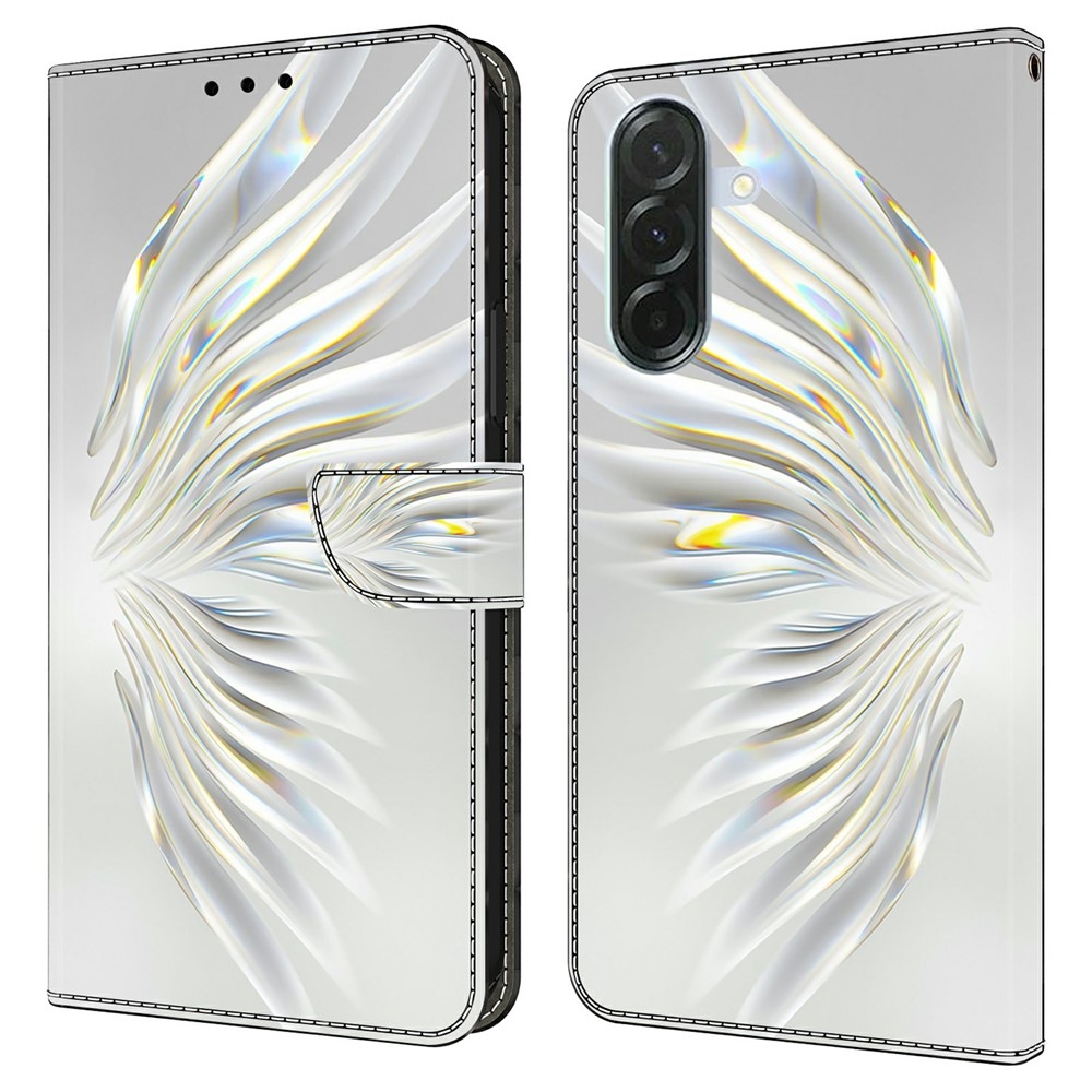 Fashion knižkové púzdro na Samsung Galaxy A57 5G - krídla