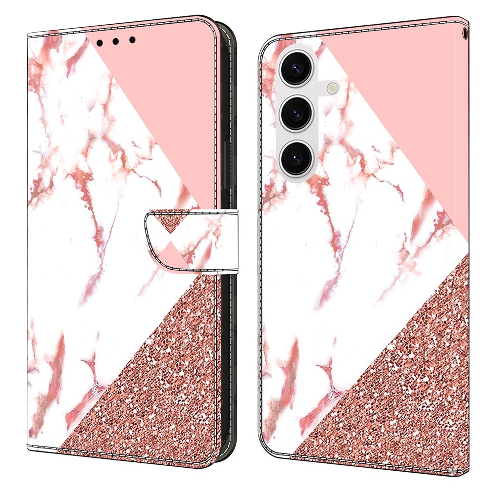 Fashion knižkové púzdro na Samsung Galaxy S26+ - trojuholníkový vzor