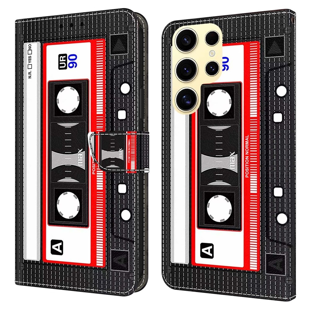 Fashion knižkové púzdro na Samsung Galaxy S26 Ultra - audiokazeta