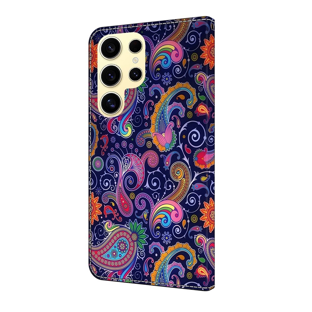 Fashion knižkové púzdro na Samsung Galaxy S26 Ultra - kašmírové vzory