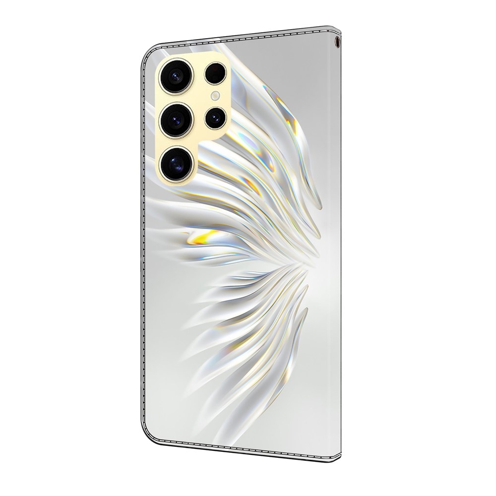 Fashion knižkové púzdro na Samsung Galaxy S26 Ultra - krídla