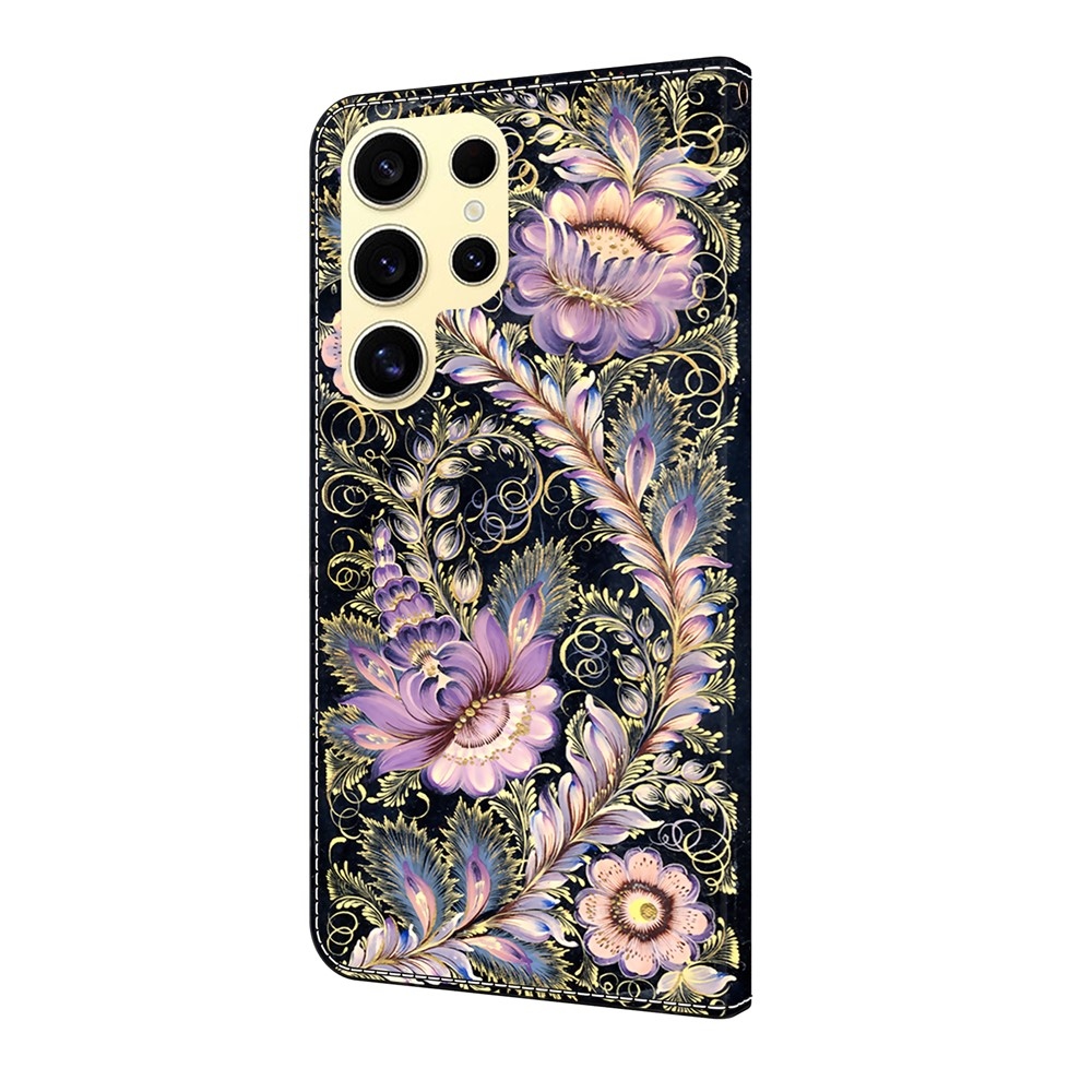 Fashion knižkové púzdro na Samsung Galaxy S26 Ultra - kvety