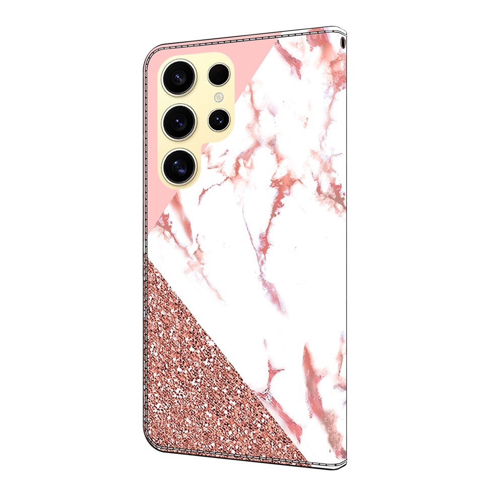 Fashion knižkové púzdro na Samsung Galaxy S26 Ultra - trojuholníkový vzor