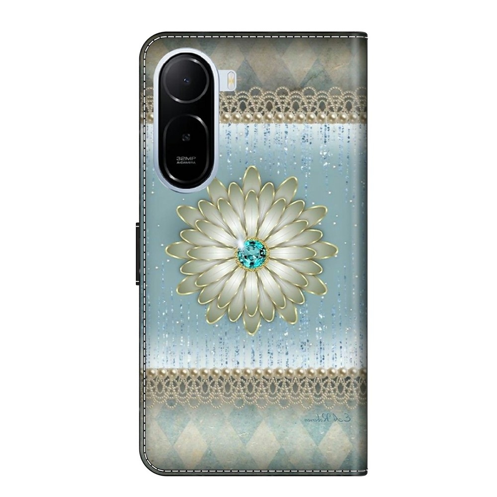 Fashion knižkové púzdro na Xiaomi Redmi A7 Pro - diamantový kvet