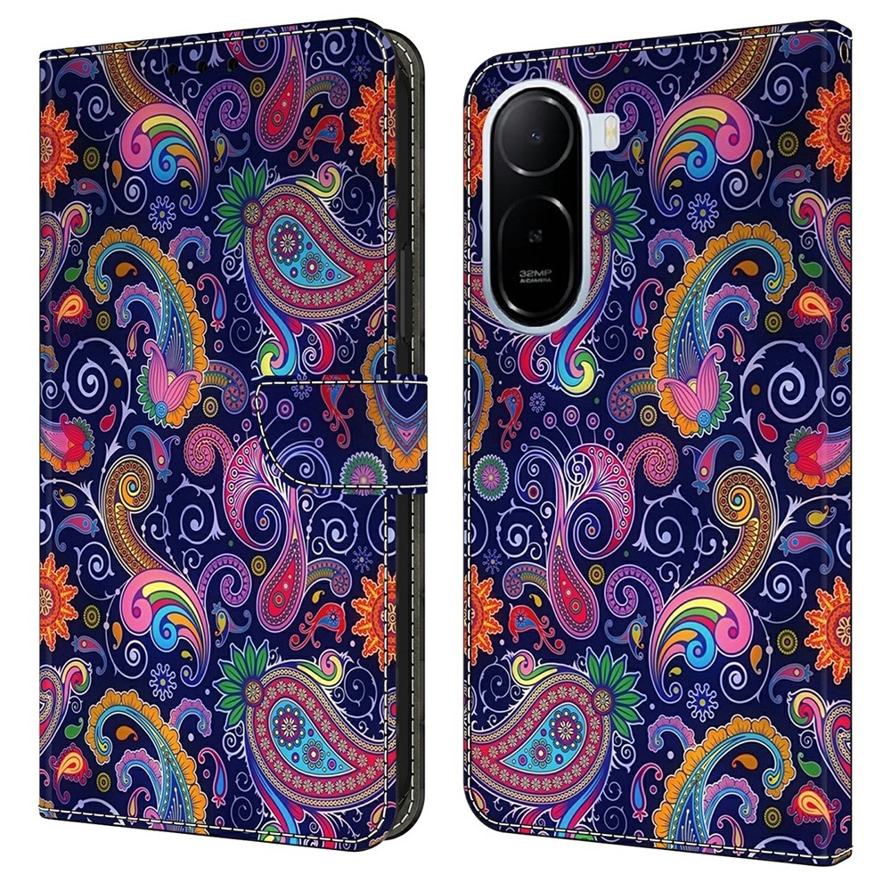 Fashion knižkové puzdro na Xiaomi Redmi A7 Pro - kašmírové vzory