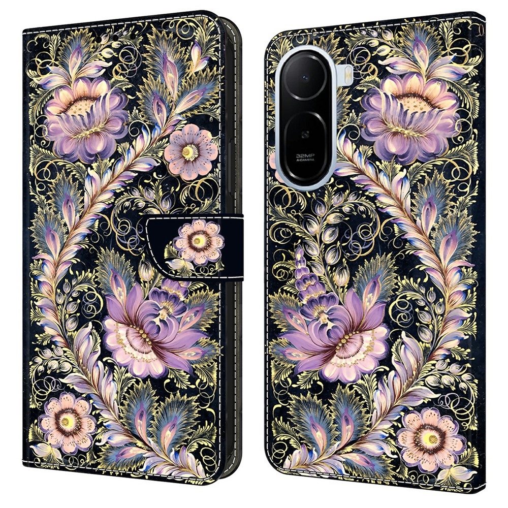 Fashion knižkové púzdro na Xiaomi Redmi A7 Pro - kvety