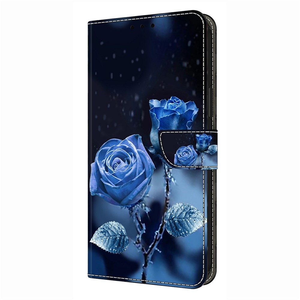 Fashion knižkové púzdro na Xiaomi Redmi A7 Pro - modré ruže
