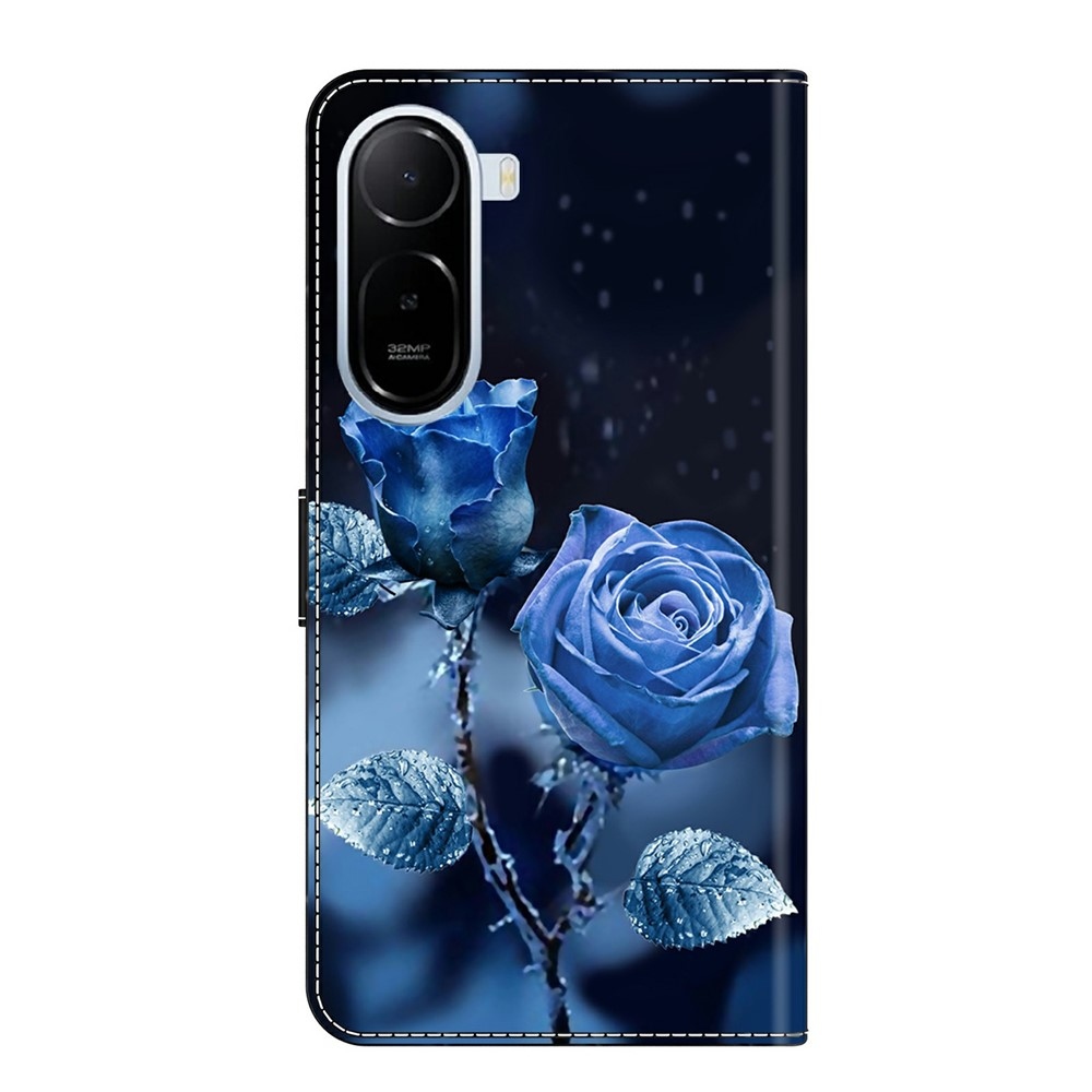 Fashion knižkové púzdro na Xiaomi Redmi A7 Pro - modré ruže