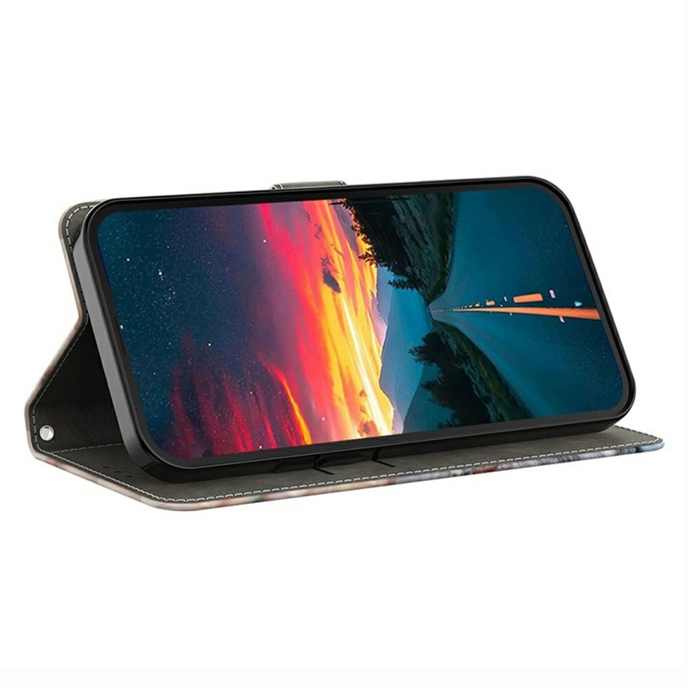 Fashion knižkové puzdro na Xiaomi Redmi A7 Pro - motýle a ružové kvety