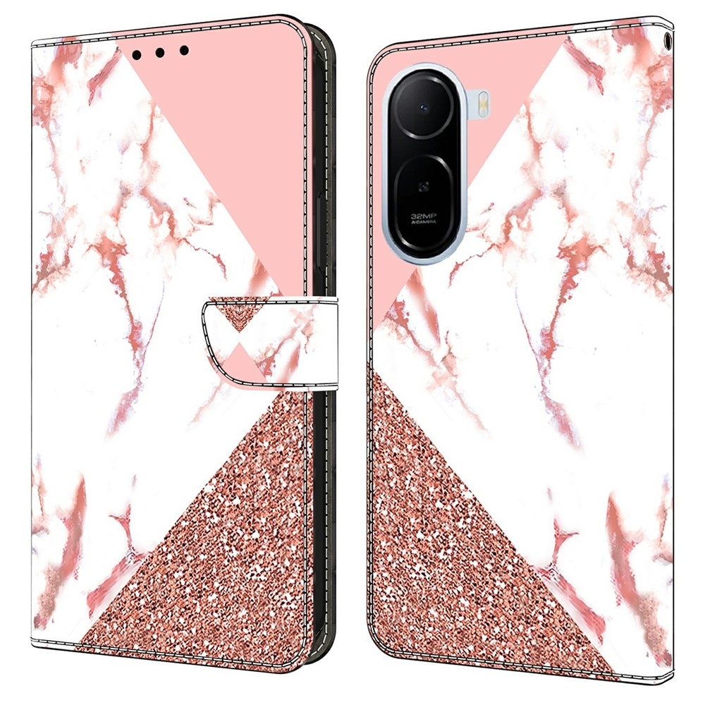 Fashion knižkové púzdro na Xiaomi Redmi A7 Pro - trojuholníkový vzor