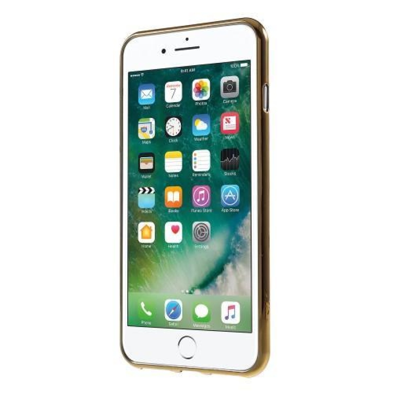 FashionStyle gélový obal s PU koženými chrbtom na iPhone 8 Plus a iPhone 7 Plus - krokodílej kože