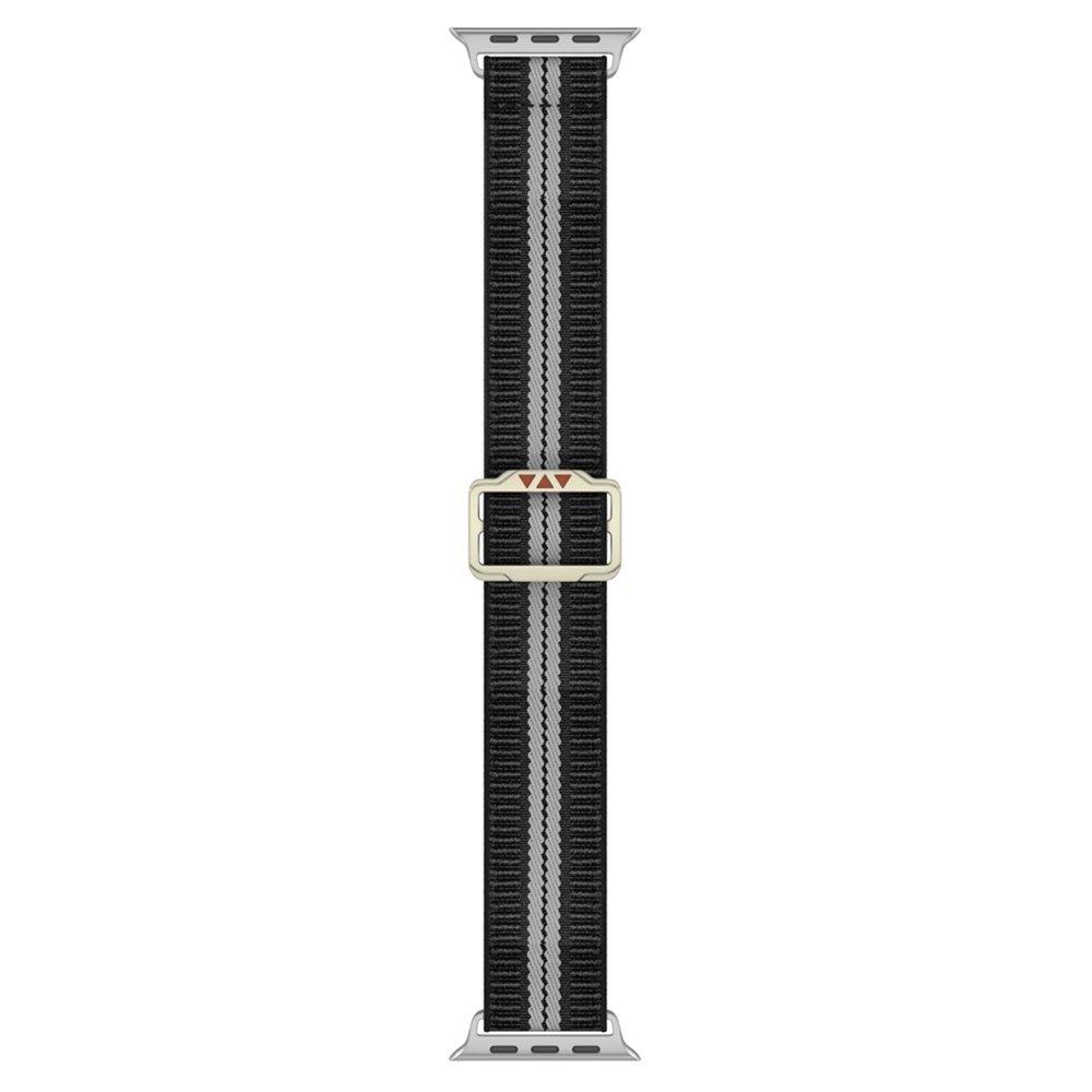 Fasten nylonový remienok na Apple Watch Ultra 4/3/2/1 49mm/12/11/10 46mm - čierny/biely
