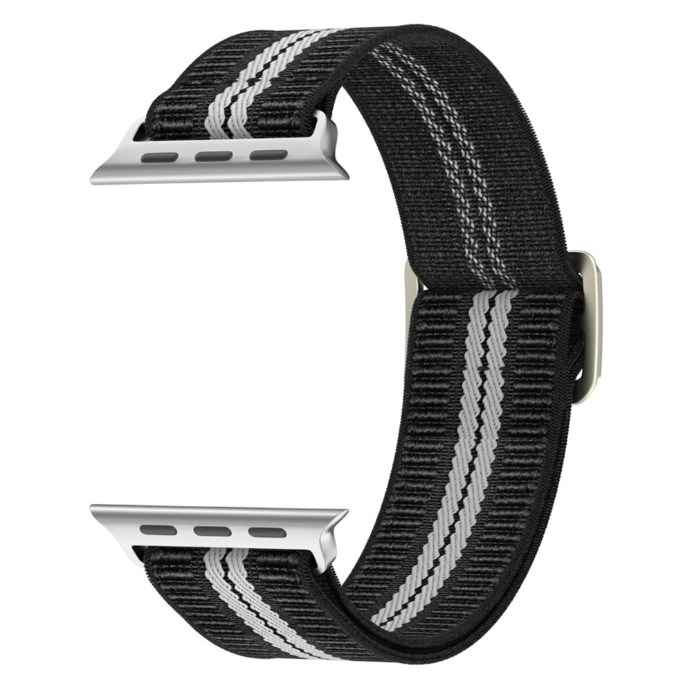 Fasten nylonový remienok na Apple Watch Ultra 4/3/2/1 49mm/12/11/10 46mm - čierny/biely