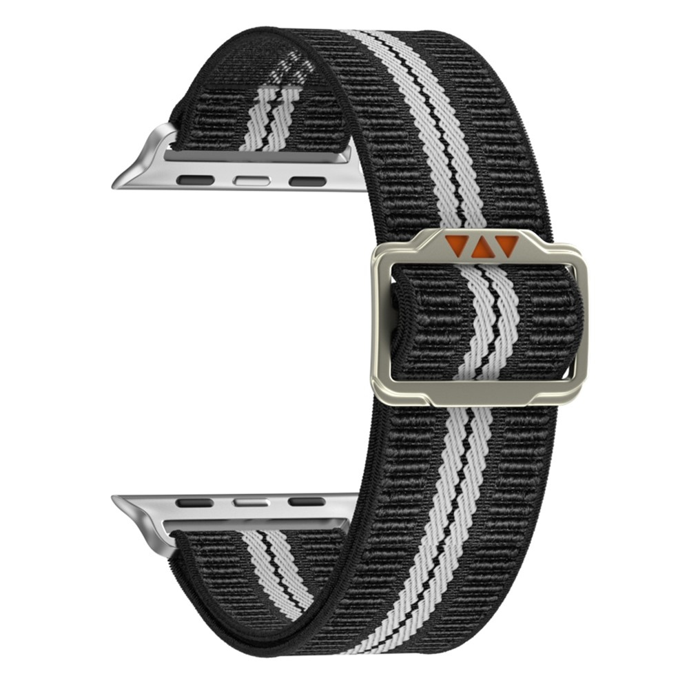 Fasten nylonový remienok na Apple Watch Ultra 4/3/2/1 49mm/12/11/10 46mm - čierny/biely