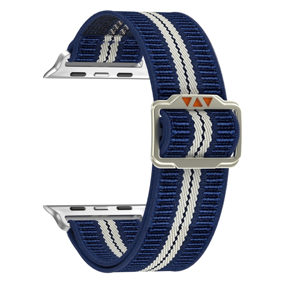 Fasten nylonový remienok na Apple Watch Ultra 4/3/2/1 49mm/12/11/10 46mm - modrý/biely
