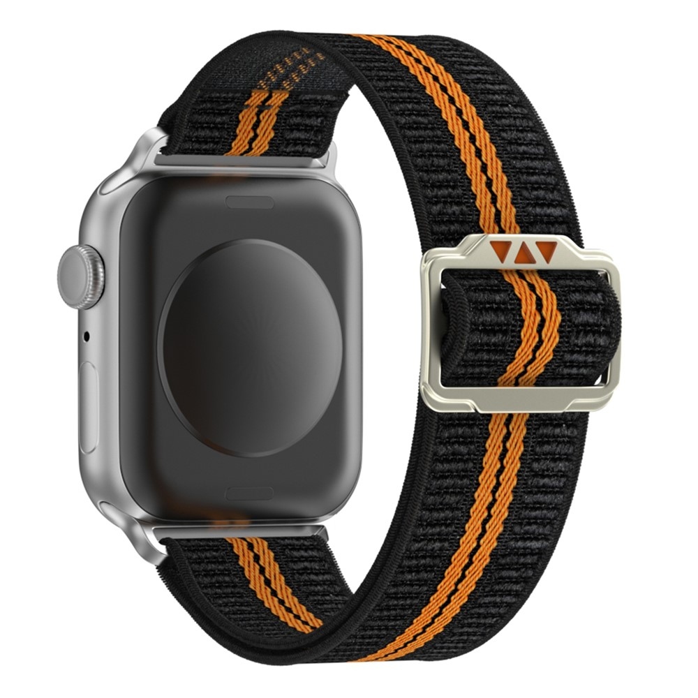 Fasten nylonový remienok na Apple Watch Ultra 4/3/2/1 49mm/12/11/10 46mm - oranžový/čierny