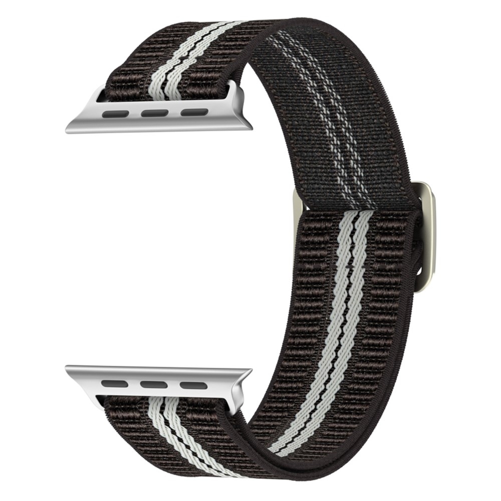 Fasten nylonový remienok na Apple Watch Ultra 4/3/2/1 49mm/12/11/10 46mm - tmavohnedý