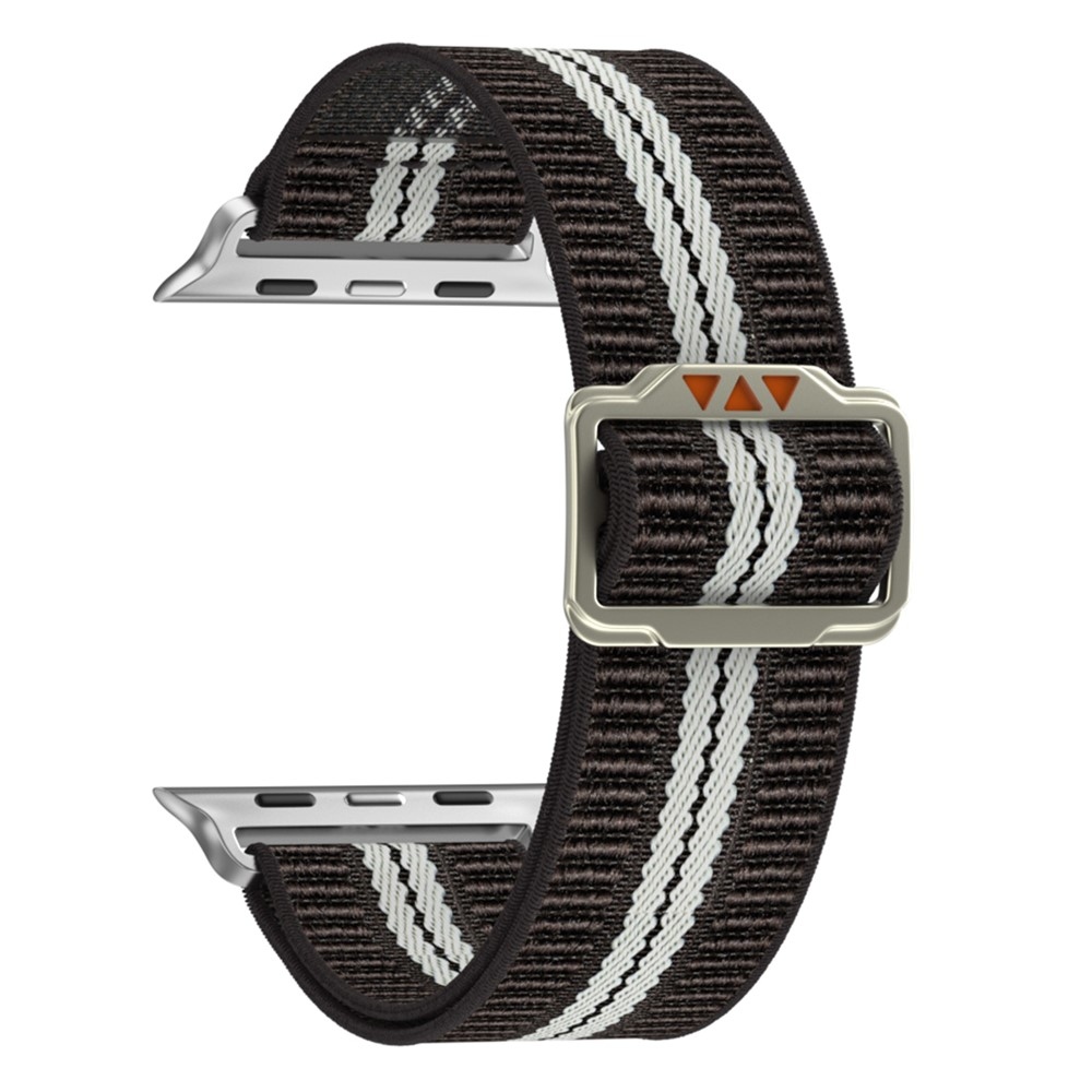 Fasten nylonový remienok na Apple Watch Ultra 4/3/2/1 49mm/12/11/10 46mm - tmavohnedý