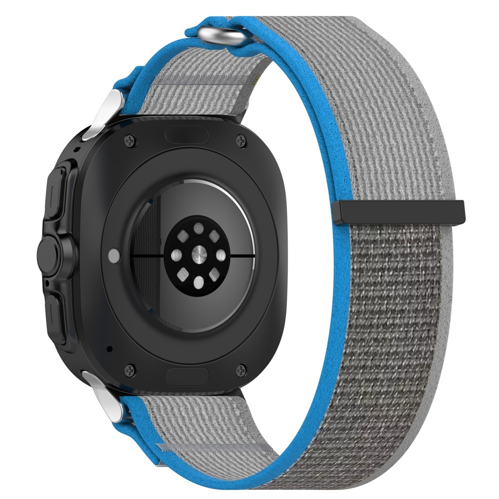 Fasten nylonový remienok na Samsung Galaxy Watch Ultra (2025) 47mm - modrý/sivý