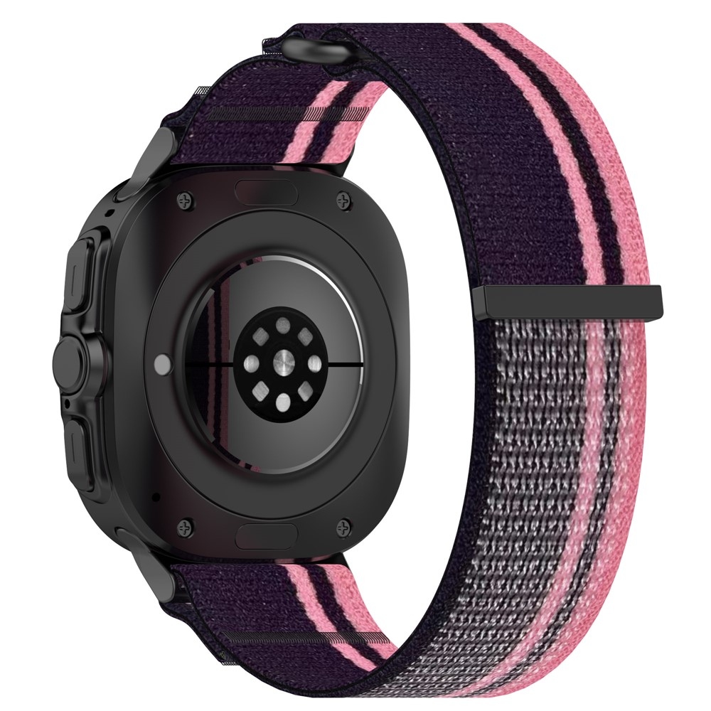 Fasten nylonový remienok na Samsung Galaxy Watch Ultra (2025) 47mm - ružový/fialový