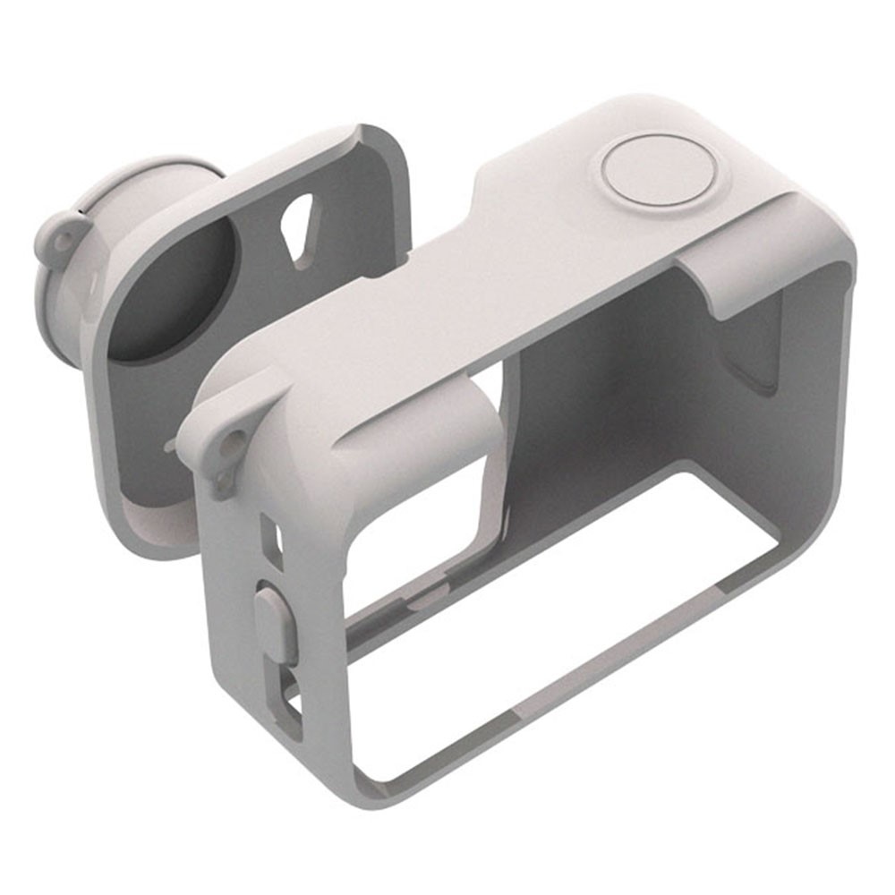 Silikónový ochranný obal s krytkou objektívu pre Insta360 GO Ultra – sivý