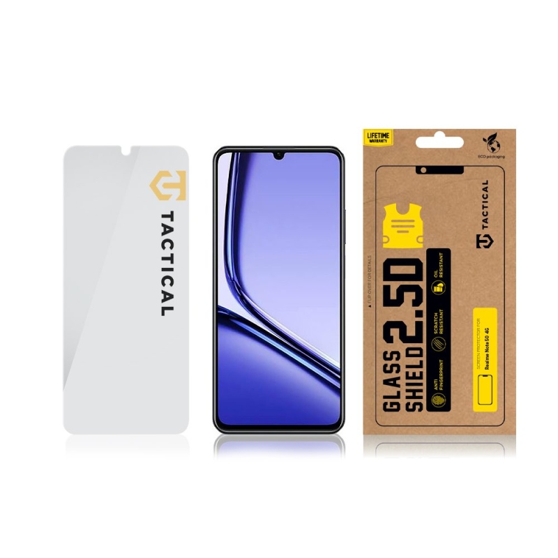 Tactical Glass Shield 2.5D sklo pre Realme Note 50 4G Clear