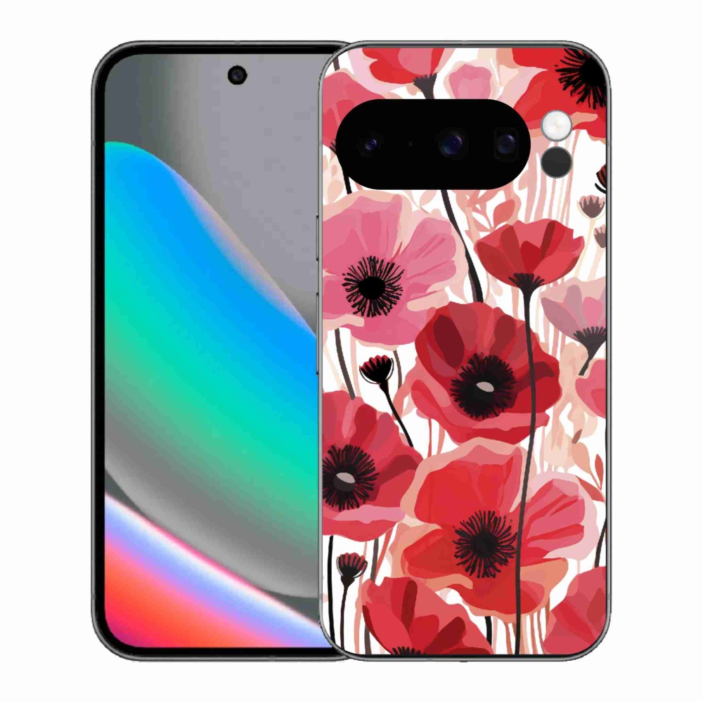 Gélový kryt mmCase na Google Pixel 10 Pro - vlčí mak 1
