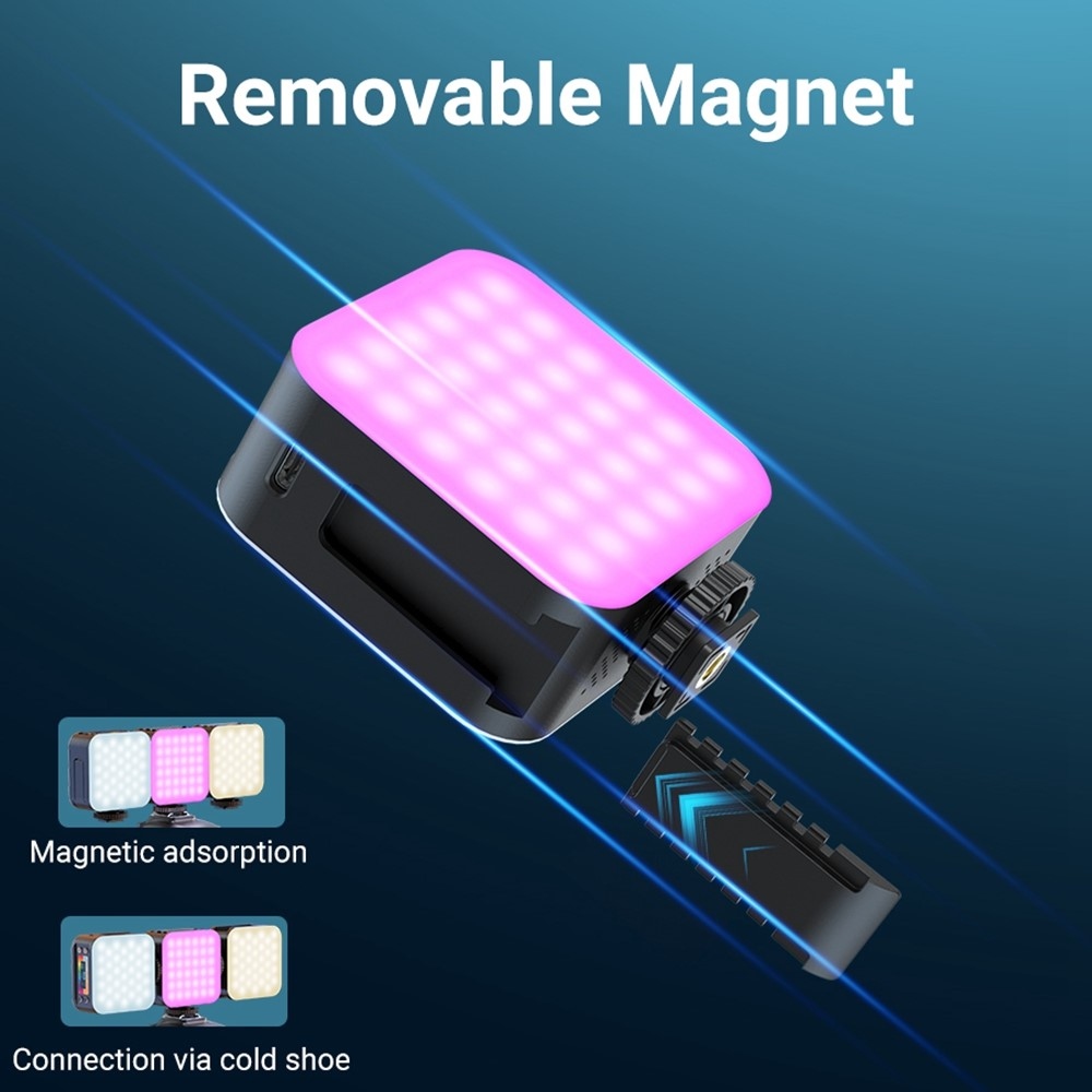 D02 mini RGB magnetické LED svetlo na mobil