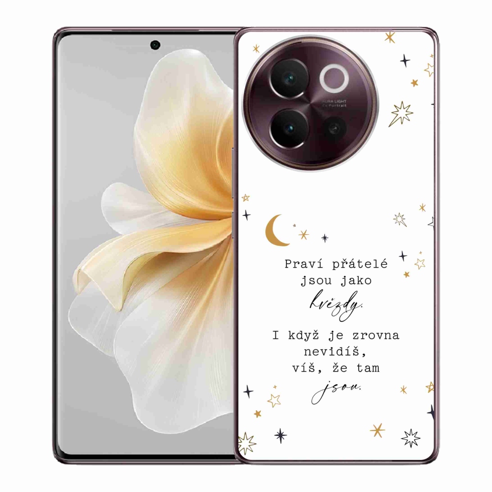 Gélový kryt mmCase na Vivo V40 Lite 5G - citát 6 biele pozadie