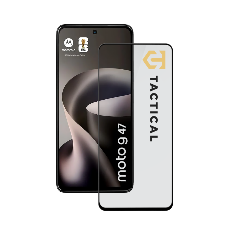 Tactical Glass Shield 5D sklo pre Motorola Moto G47 čierne 