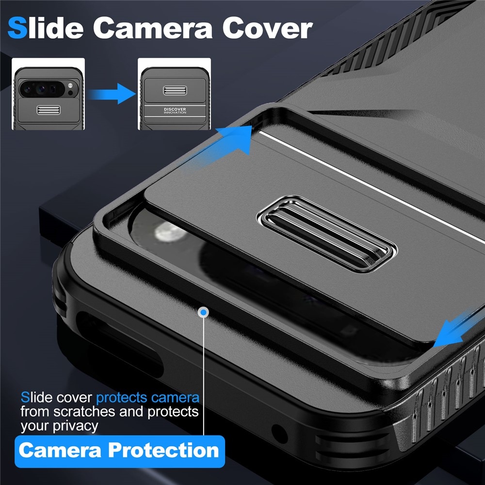 Lid odolný kryt na Google Pixel 10 Pro XL - čierny