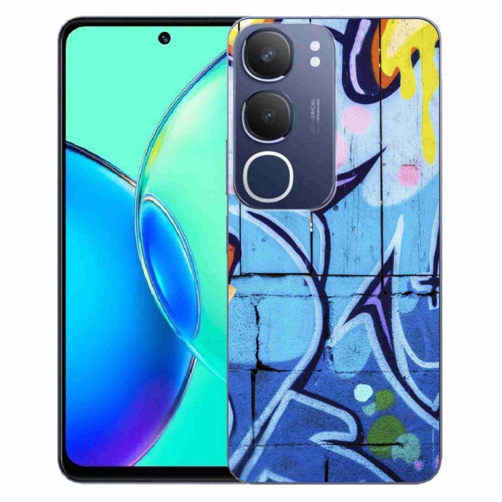 Gélový kryt mmCase na Vivo Y19s - graffiti