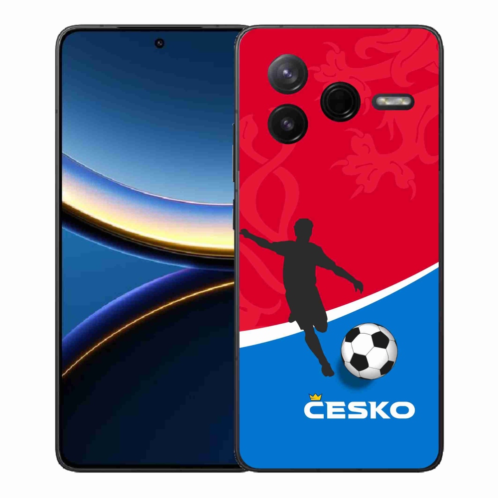 Gélový kryt mmCase na Xiaomi Poco F7 Pro - futbal Česko