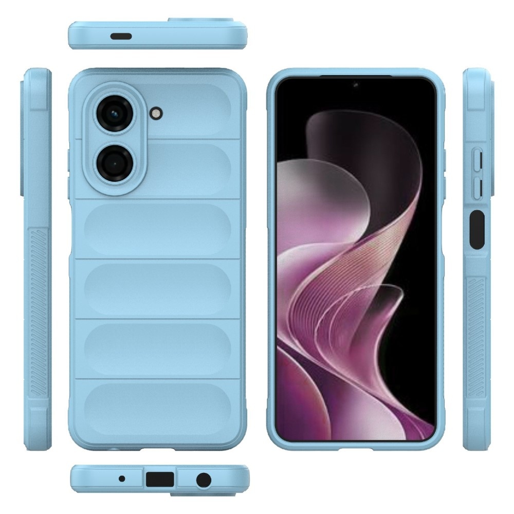 Rugg odolný gélový obal na Xiaomi Redmi A5 (171.7x77.8x8.3mm) - svetlomodrý