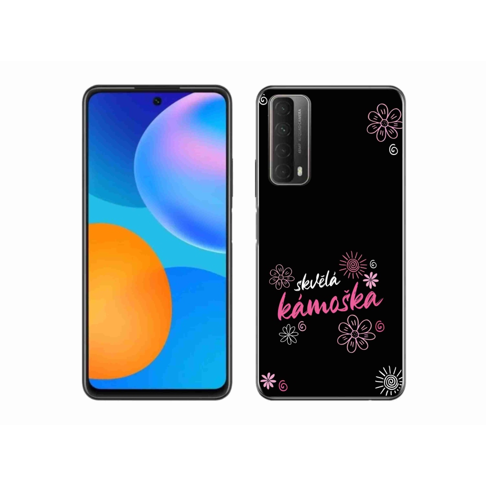 Gélový kryt mmCase na Huawei P Smart (2021) - skvelá kamoška čierne pozadie
