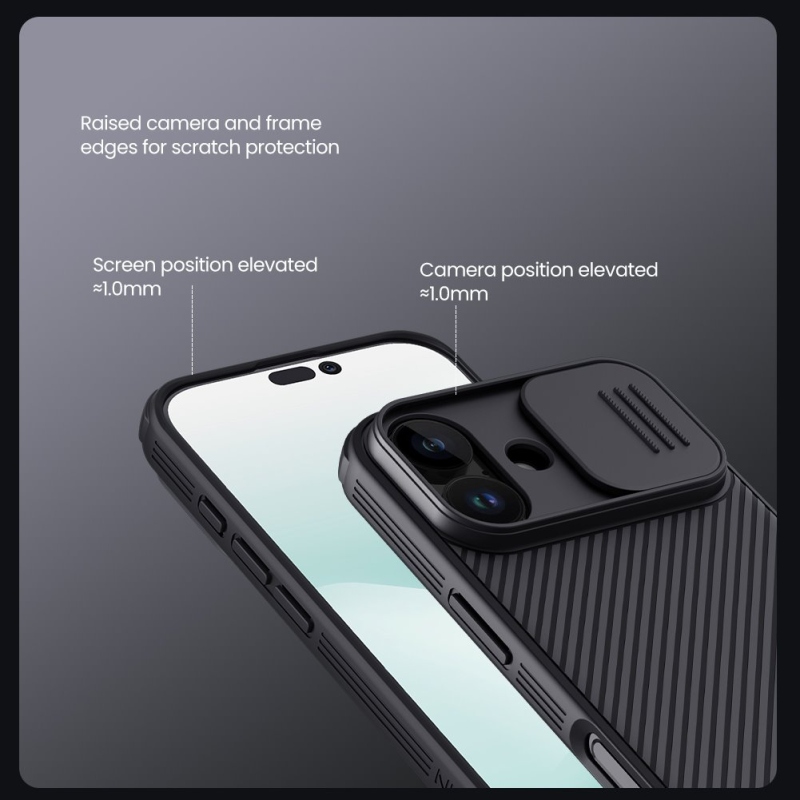 Nillkin CamShield PRO Zadný kryt pre Apple iPhone 17 Black