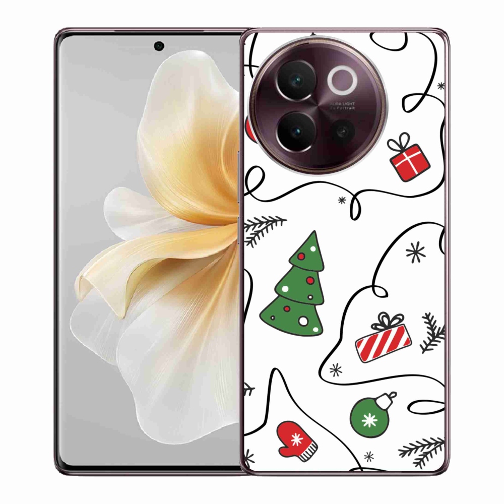 Gélový kryt mmCase na Vivo V40 Lite 5G - vianočné motívy